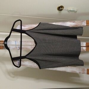 Bobeau Pinstripe Strappy Top Sz XL